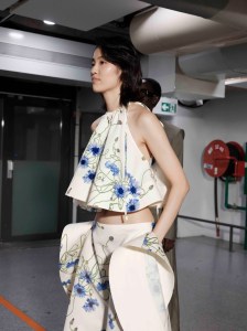 Backstage at Stella McCartney Spring 2026 Ready-to-Wear Collection at Paris Fashion Week