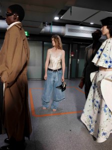 Backstage at Stella McCartney Spring 2026 Ready-to-Wear Collection at Paris Fashion Week