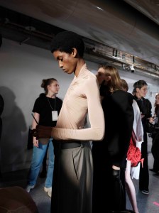 Backstage at Stella McCartney Spring 2026 Ready-to-Wear Collection at Paris Fashion Week