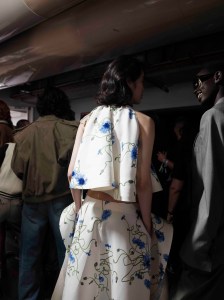 Backstage at Stella McCartney Spring 2026 Ready-to-Wear Collection at Paris Fashion Week