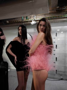 Backstage at Stella McCartney Spring 2026 Ready-to-Wear Collection at Paris Fashion Week