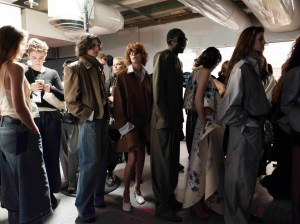 Backstage at Stella McCartney Spring 2026 Ready-to-Wear Collection at Paris Fashion Week