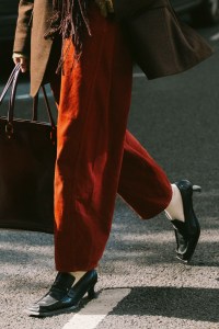 Shoes street style at London Fashion Week Spring 2026