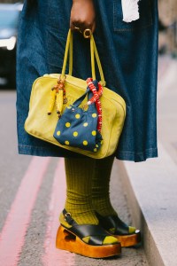 Shoes street style at London Fashion Week Spring 2026