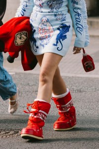 Shoes street style at London Fashion Week Spring 2026