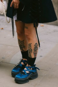 Shoes street style at London Fashion Week Spring 2026