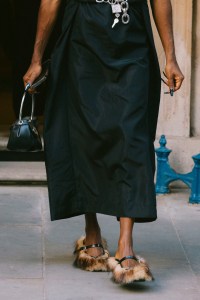 Shoes street style at London Fashion Week Spring 2026