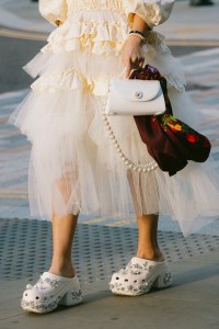 Shoes street style at London Fashion Week Spring 2026
