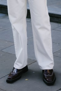 Shoes street style at London Fashion Week Spring 2026