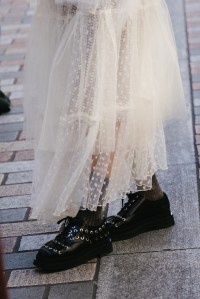 Shoes street style at London Fashion Week Spring 2026