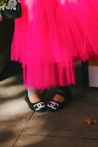 Shoes street style at London Fashion Week Spring 2026