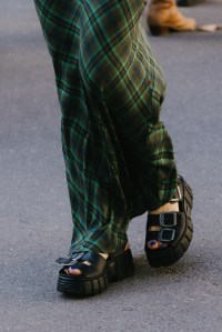 Shoes street style at London Fashion Week Spring 2026