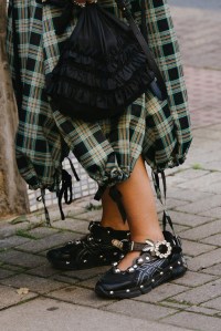Shoes street style at London Fashion Week Spring 2026