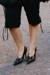 Shoes street style at London Fashion Week Spring 2026