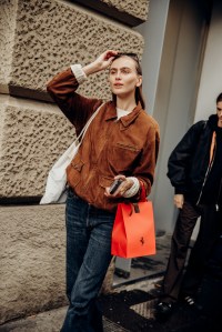 Street style at Milan Fashion Week Spring 2026