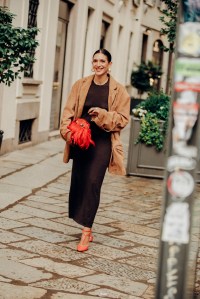 Street style at Milan Fashion Week Spring 2026
