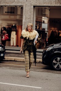 Street style at Milan Fashion Week Spring 2026
