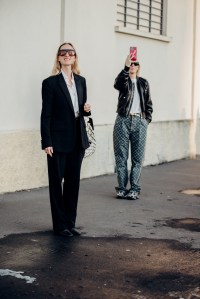 Street style at Milan Fashion Week Spring 2026