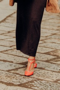 Shoes street style at Milan Fashion Week Spring 2026