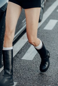Shoes street style at Milan Fashion Week Spring 2026