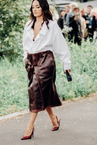 Street style at Milan Fashion Week Spring 2026