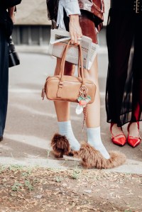 Shoes street style at Milan Fashion Week Spring 2026