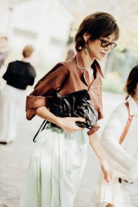 Street style at Milan Fashion Week Spring 2026