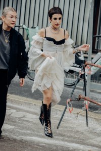 Street style at Milan Fashion Week Spring 2026