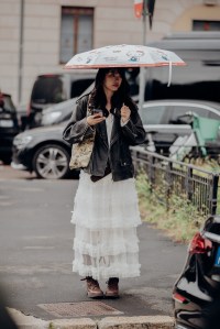 Street style at Milan Fashion Week Spring 2026