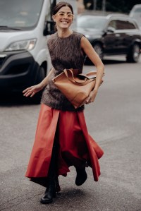 Street style at Milan Fashion Week Spring 2026