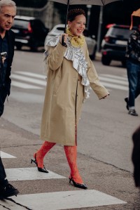 Street style at Milan Fashion Week Spring 2026