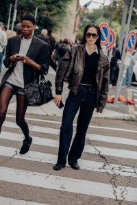 Street style at Milan Fashion Week Spring 2026