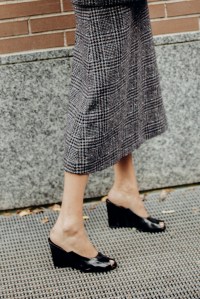Shoes street style at Milan Fashion Week Spring 2026