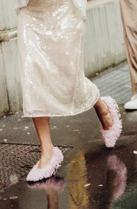Shoes street style at Milan Fashion Week Spring 2026