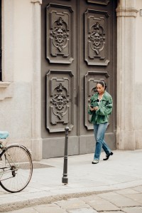 Street style at Milan Fashion Week Spring 2026