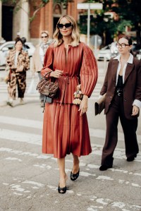 Street style at Milan Fashion Week Spring 2026