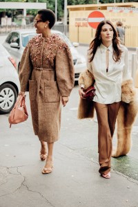 Street style at Milan Fashion Week Spring 2026