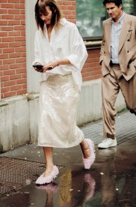 Street style at Milan Fashion Week Spring 2026