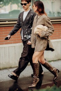 Street style at Milan Fashion Week Spring 2026