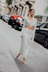 Street style at Milan Fashion Week Spring 2026