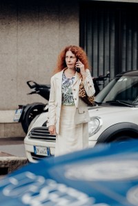 Street style at Milan Fashion Week Spring 2026