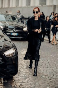 Street style at Milan Fashion Week Spring 2026