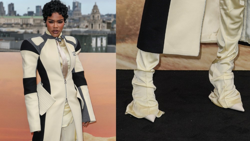 Teyana Taylor attends the "One Battle After Another" Photocall at 55 Broadway on Monday in London, England.