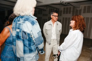 Peter Som and Cathy Horyn at Todd Snyder Spring 2026 Ready-to-Wear Show.