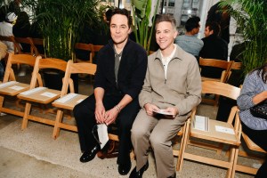 Jim Parsons and Todd Spiewak at Todd Snyder Spring 2026 Ready-to-Wear Show.
