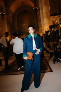 Emily Bader at the Tory Spring 2026 Ready-to-Wear show