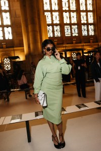 Avantika Vandanapu at the Tory Spring 2026 Ready-to-Wear show