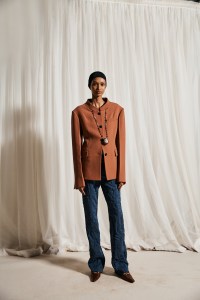 Backstage at the Tory Burch spring 2026 ready-to-wear show at New York Fashion Week.