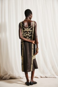 Backstage at the Tory Burch spring 2026 ready-to-wear show at New York Fashion Week.