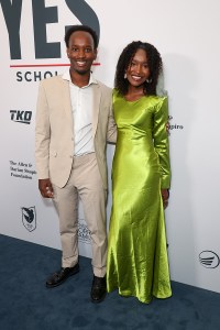 Thierno Diallo, Fatoumata Diallo at the YES Scholars 25th Anniversary Gala held at the Bel-Air Country Club on September 04, 2025 in Los Angeles, California.